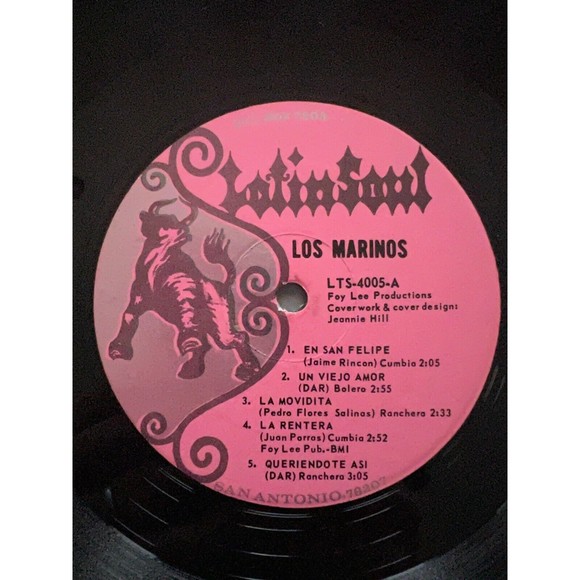 Los Marinos Self Titled LP Latin Soul Records 4005 Shrink VG+ - Picture 5 of 7